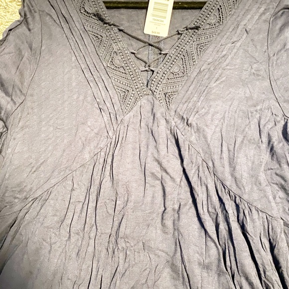 Torrid NWT navy long sleeve size 1 - Picture 3 of 4